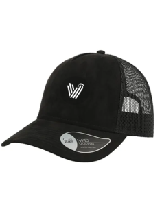 Kšiltovka se síťkou ČERNÁ