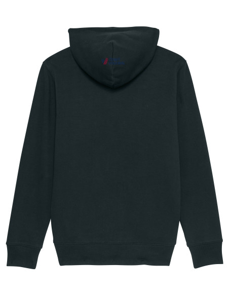 UNISEX mikina na zip ČERNÁ